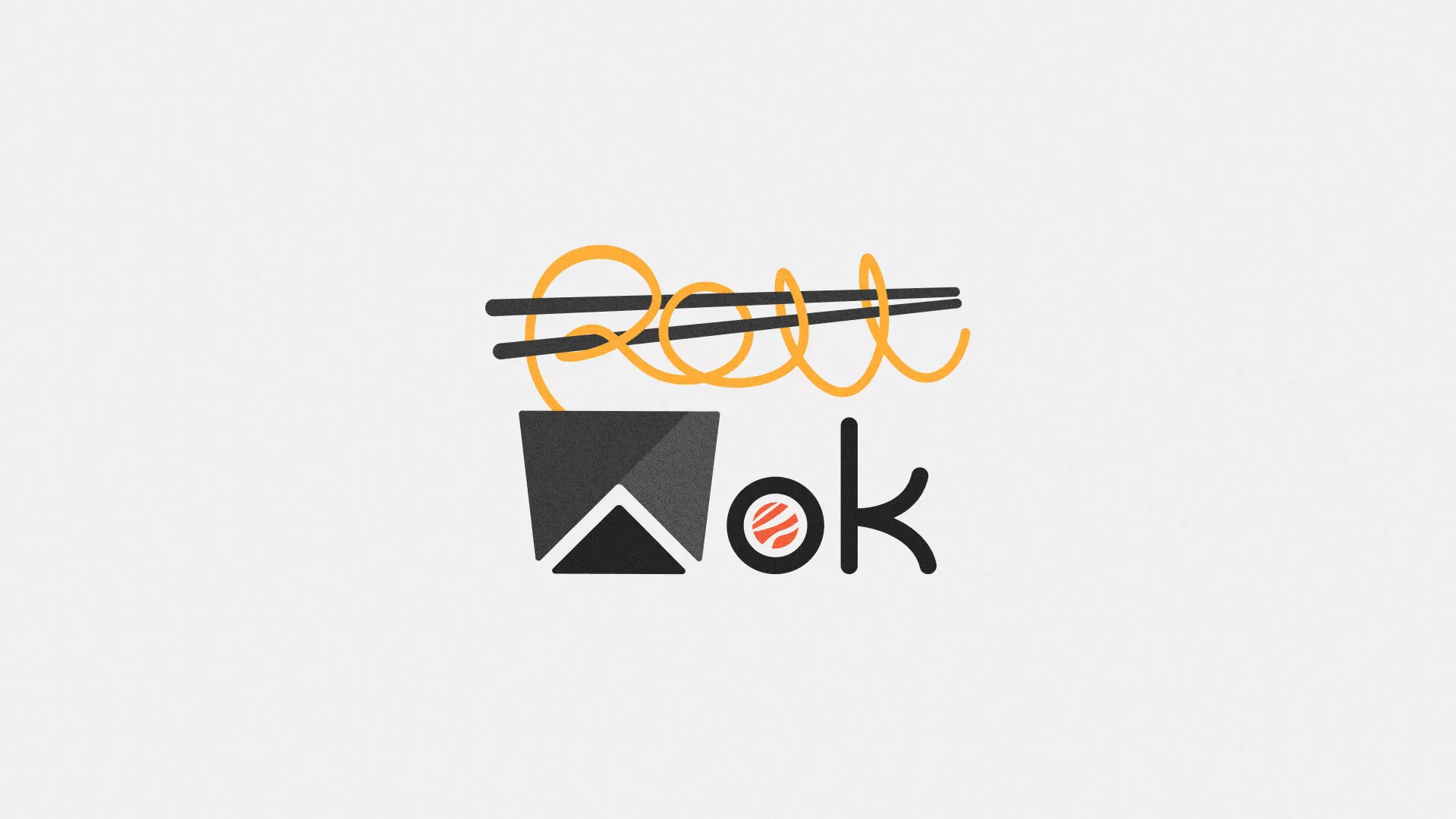 Разработка логотипа в Осинниках для суши-бара «Roll Wok Club» Разработка логотипа в Осинниках для суши-бара «Roll Wok Club»